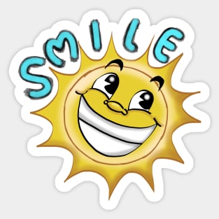 Smile Sunny! Sticker